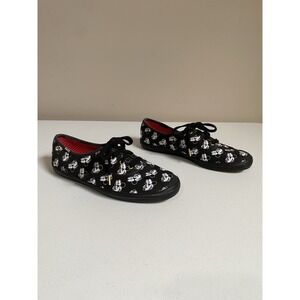 Keds Disney Minnie Mouse‎ Sneakers Black White Red Low Top Shoes Womens Size 6.5